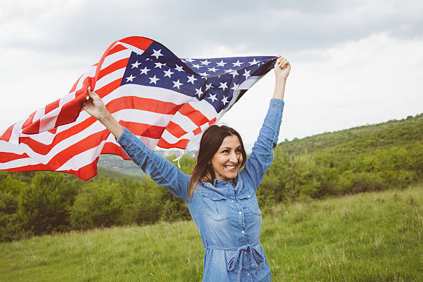 istock Girl having enjoyable independence day outdoor 531400404