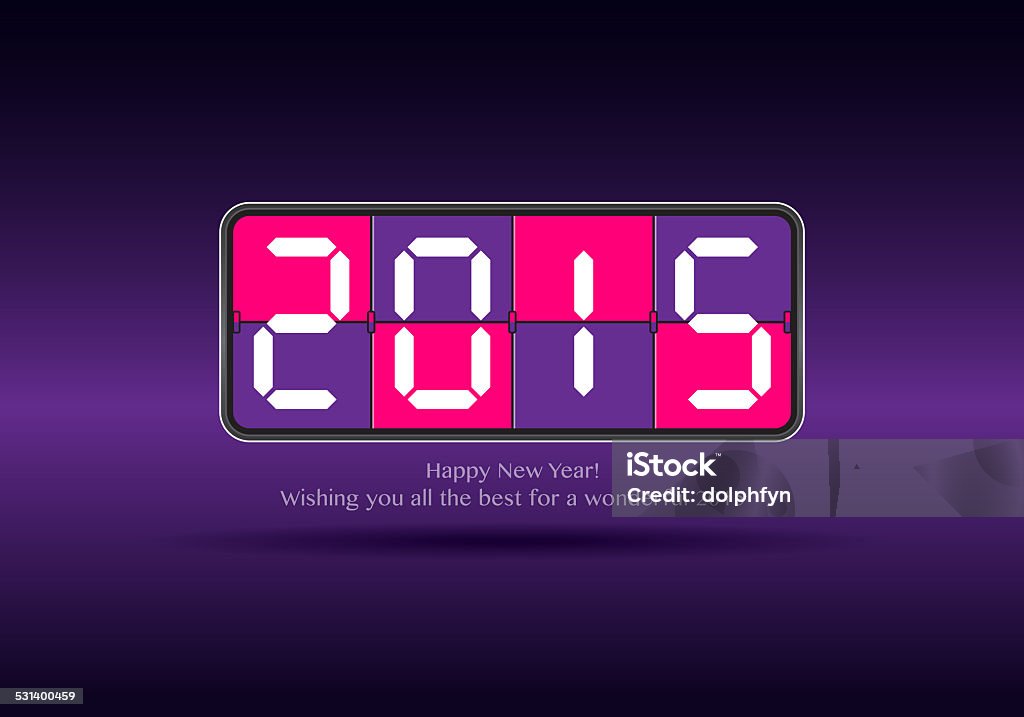 Year 2015 Happy New Year 2015 design 2015 Stock Photo
