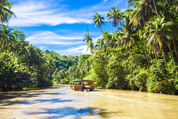 istock Tropical Loboc river, blue sky, Bohol Island, Philippines 531401467