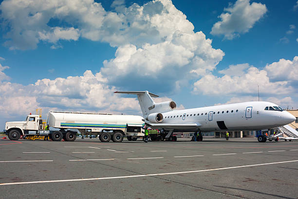 istock Refueling plane at a small airport 531401624