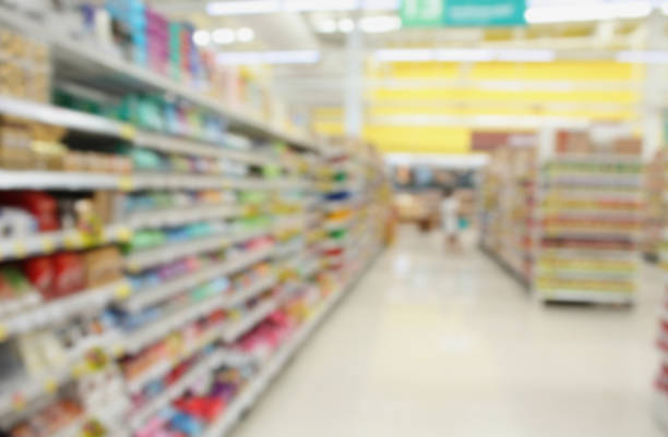 istock supermarket in blurry for background 531402542