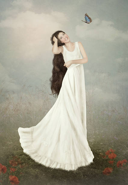 istock Girl and Butterfly 531403136
