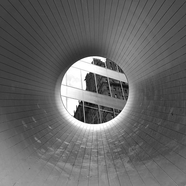istock tunnel to reflection of building 531404629