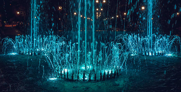 istock Festive luminous fountain 531405860