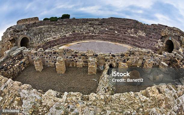 Ruins Of Old Roman City Of Nora Island Of Sardinia Stock Photo - Download Image Now
