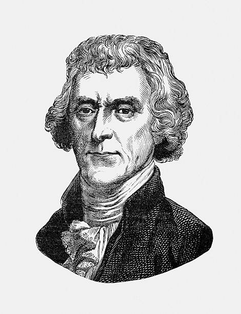 istock Thomas Jefferson US President known for inventing swivel chair 531407454