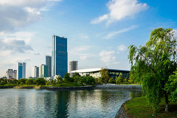istock Hanoi cityscape in sunny day 531408494