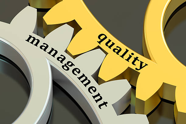 istock Management and Quality concept on the gearwheels 531411100