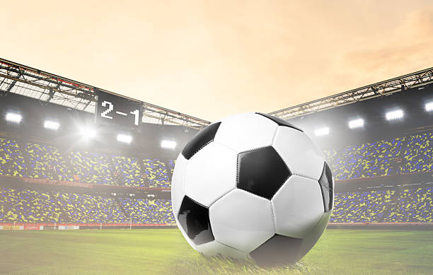 istock soccer ball on stadium 531411462