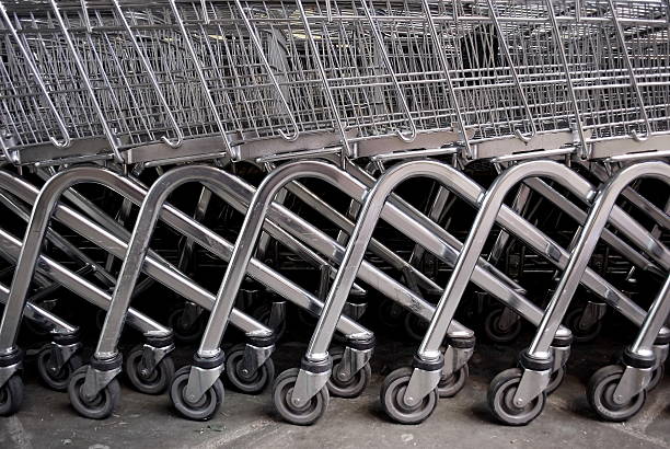 istock Shopping trolleys 531413615