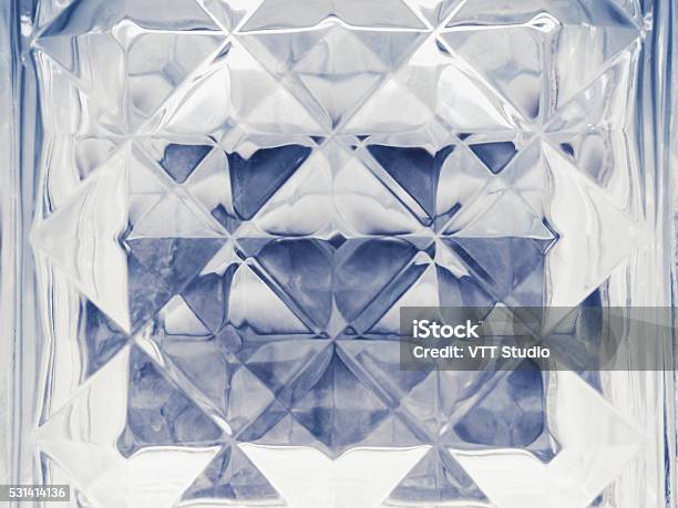 Glass Block Crystal Surface Wall Decoration Background Stock Photo - Download Image Now