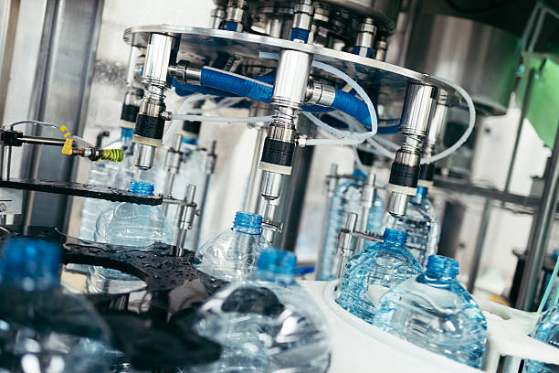 istock Purification and water botling factory 531416224