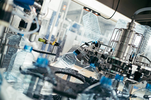 istock Purification and water botling factory 531416336