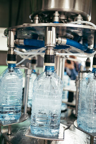 istock Purification and water botling factory 531416412