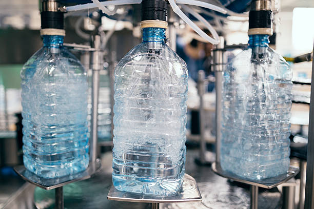 istock Purification and water botling factory 531416480