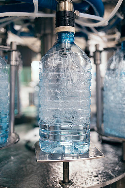 istock Purification and water botling factory 531416556