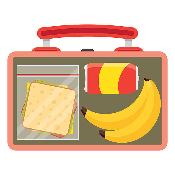 Lunchbox With School Lunch Stock Illustration - Download Image Now - Lunch  Box, Illustration, No People - iStock