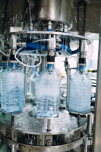 istock Purification and water botling factory 531416628
