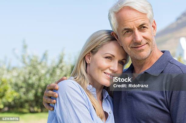 Senior Couple Together Stock Photo - Download Image Now - Couple - Relationship, Contemplation, Mature Couple