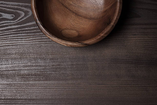 istock salad bowl on the  brown wooden table background 531417289