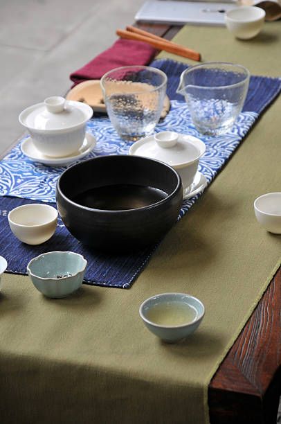istock Traditional Chinese Tea Pot Set 531418218