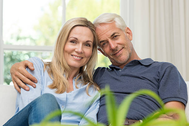 istock Senior couple embracing 531418362