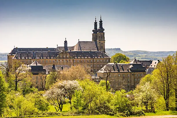 The Benedictine Monastery Banz Abbey (Kloster Banz) in Franconia, Germany
