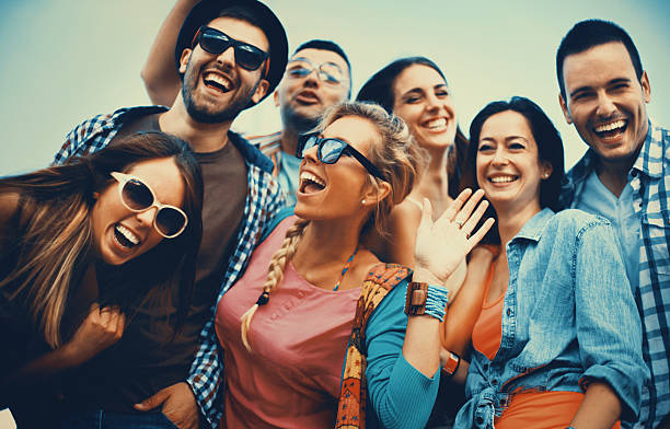 istock Group of friends hanging out 531421288
