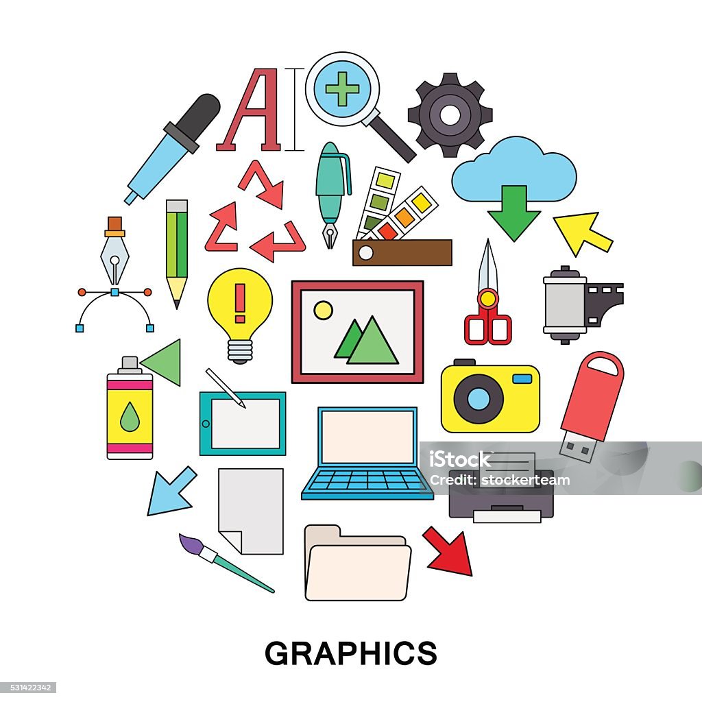 Graphics Vector Stock Illustration - Download Image Now - Abstract ...