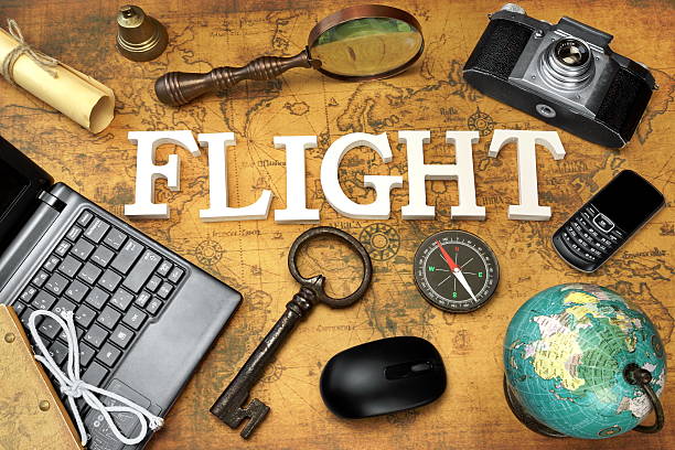 istock Sign Flight, Laptop, Key, Globe, Compass, Phone, Camera, Letter, 531422542