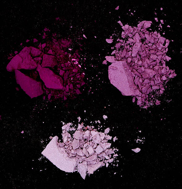 istock Close up of a make up powder on black background 531424955