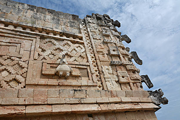 istock Details of Mayan Puuc Architecture Style - Uxmal, Mexico. 531425946