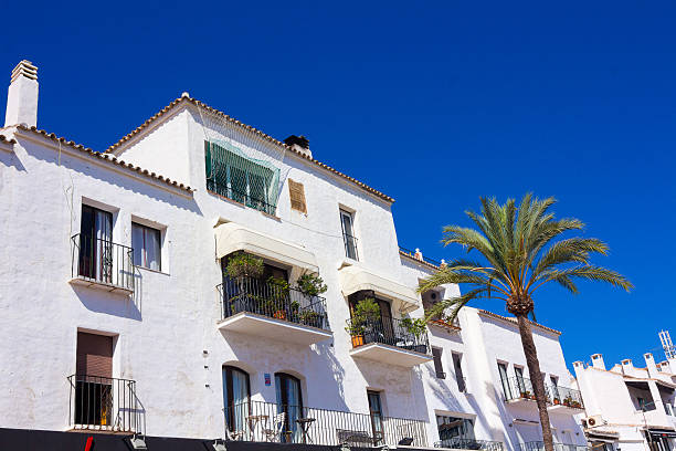 istock Pretty typical white houses Puerto Banus, Malaga Spain 531426559