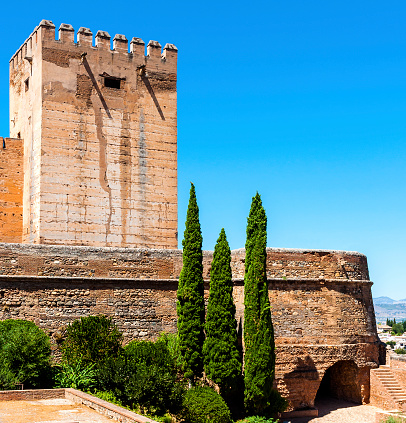 Exterior view of Alhambra, Spain