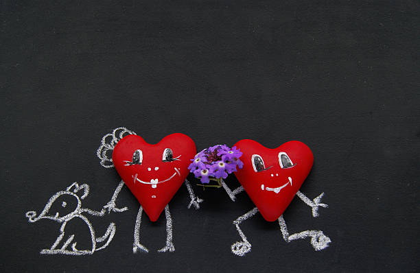 istock Naughty Hearts on the board for menu 531428487