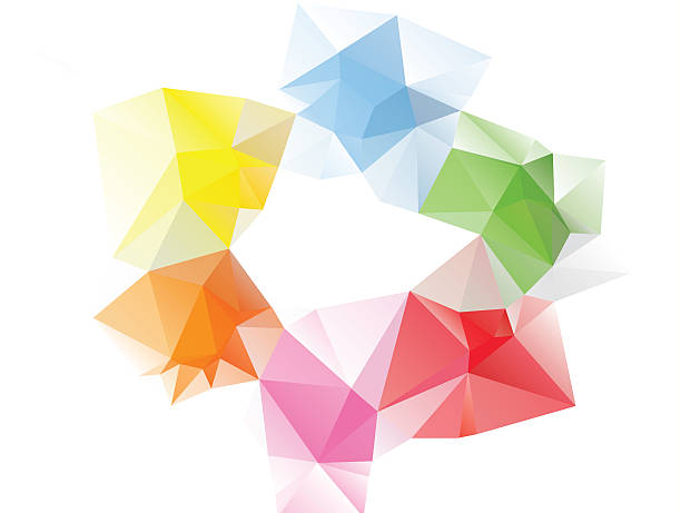 polygonal mosaic background, Business design templates