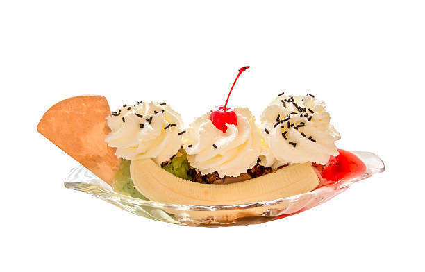 istock Ice cream with strawberries and whipped 531429101