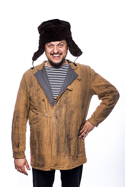 istock Happy crazy russian man smiling 531430447