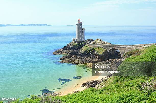 Lighthouse Phare Du Petit Minou France Stock Photo - Download Image Now - Brest - Brittany, Lighthouse, 2015