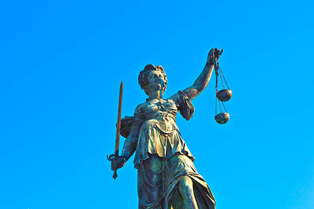 istock Statue of Lady Justice, Justitia in Frankfurt 531443557