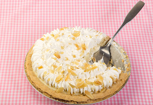 istock Top Down View of Banana Cream Pie 531444341