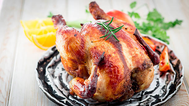 istock Close up whole roasted chicken 531446803