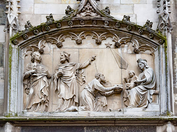 istock Sculpture of Epiphany in Aachen 531457400