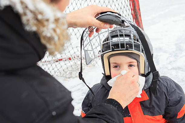 istock Young boy want to sneeze outdoor. 531459595