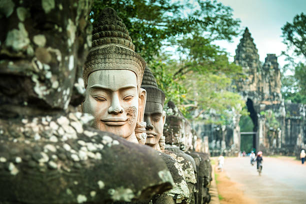 istock Stone Head in Angkor Wat, Cambodia 531459741