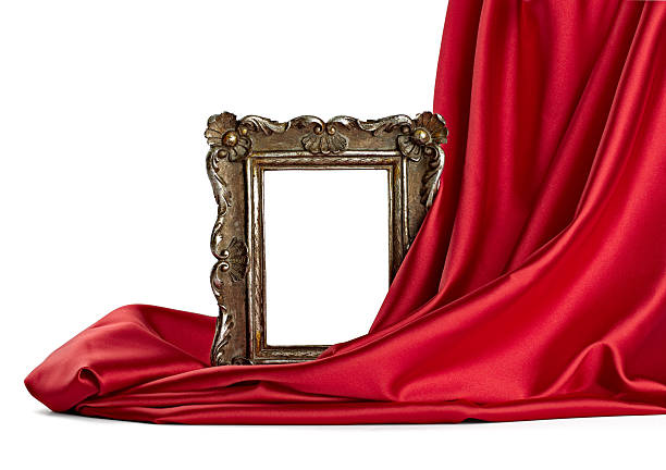 istock wooden frame and silk cover 531461246