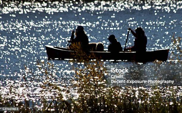 Canoeing Stock Photo - Download Image Now - 2015, Back Lit, Canoe