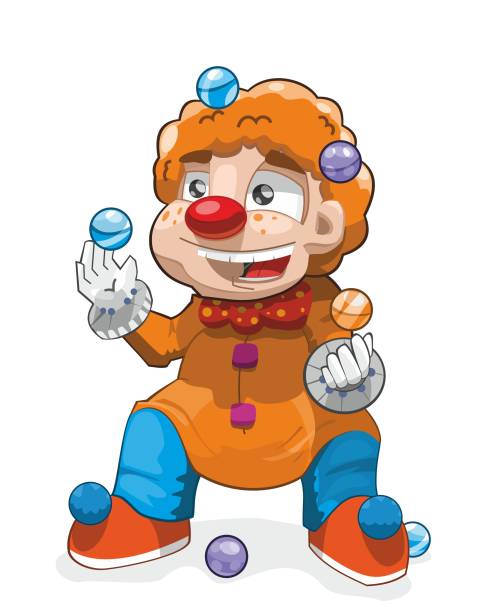 clown de cirque - Illustration vectorielle