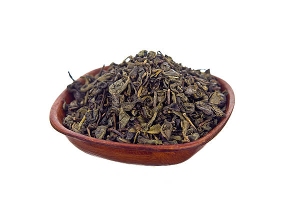 chá verde xxxl - jasmine tea leaf dry green tea - fotografias e filmes do acervo