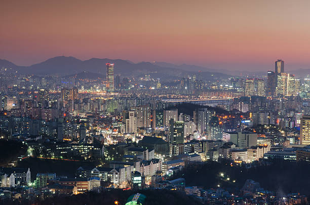 istock Seoul at night, South Korea city skyline 531462829